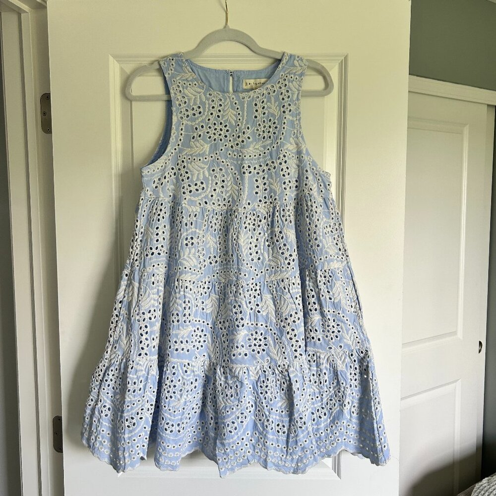 NWT By Together Fae Babydoll Eyelet Dress Pockets Size Small